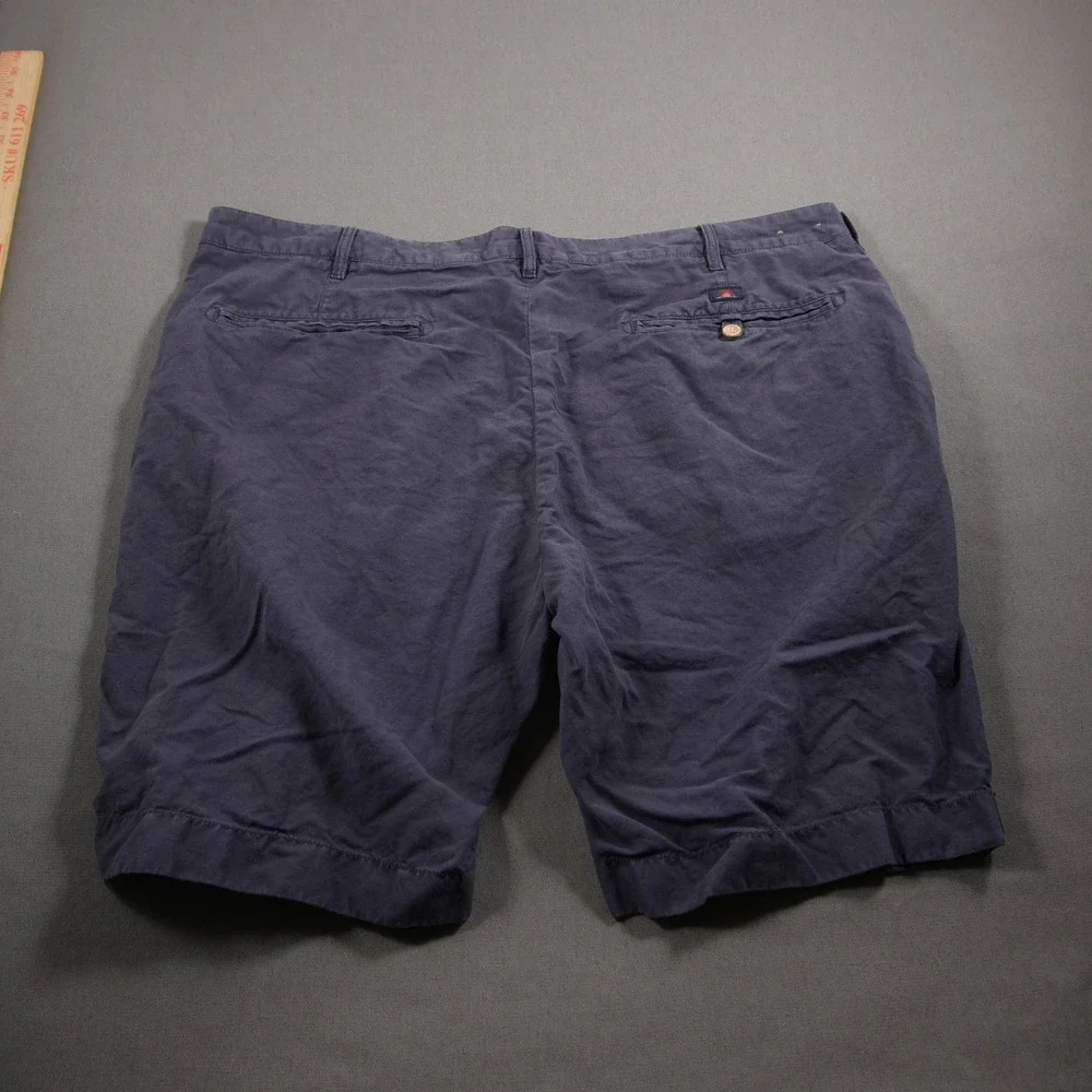 Faherty Linen Blend Flat Front Casual Men Shorts 40 Casual Chino Coastal